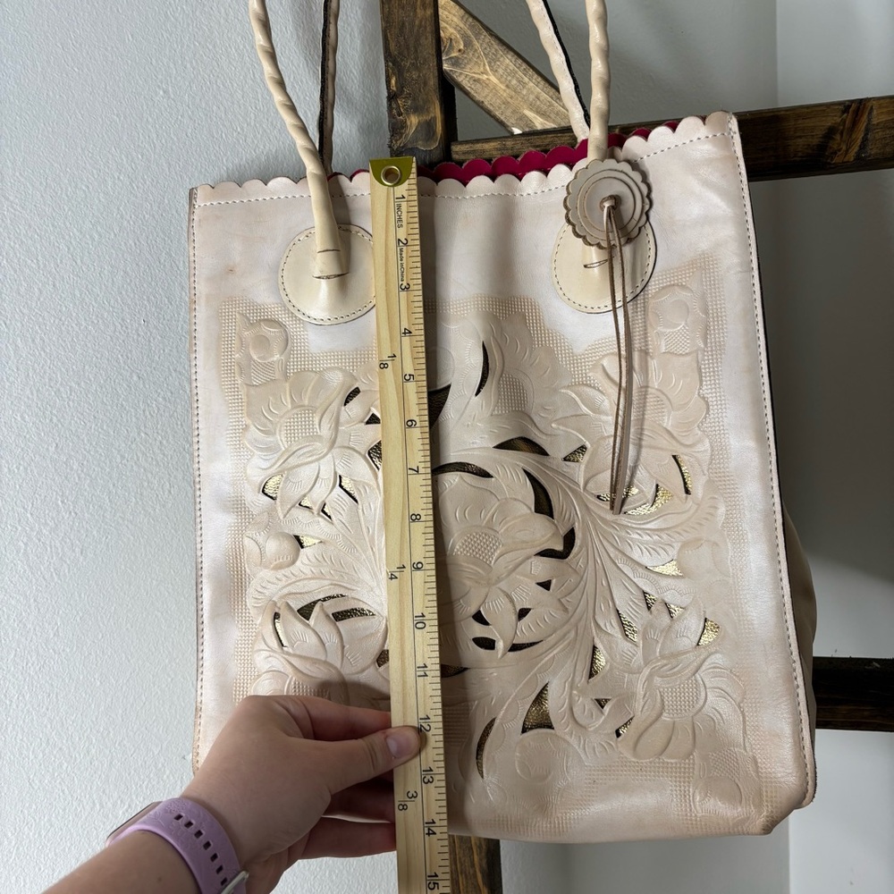 Patricia Nash Cavo Tote Leather Bag - Picture 7 of 14